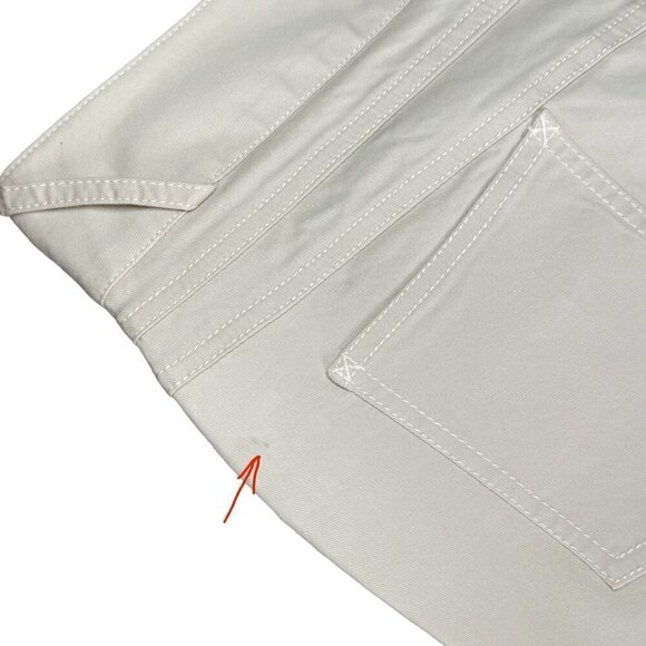 Dolce & Gabbana Vintage Cream Cotton Twill Mid-Rise Slacks Pants Sz. 8 - Picture 12 of 16